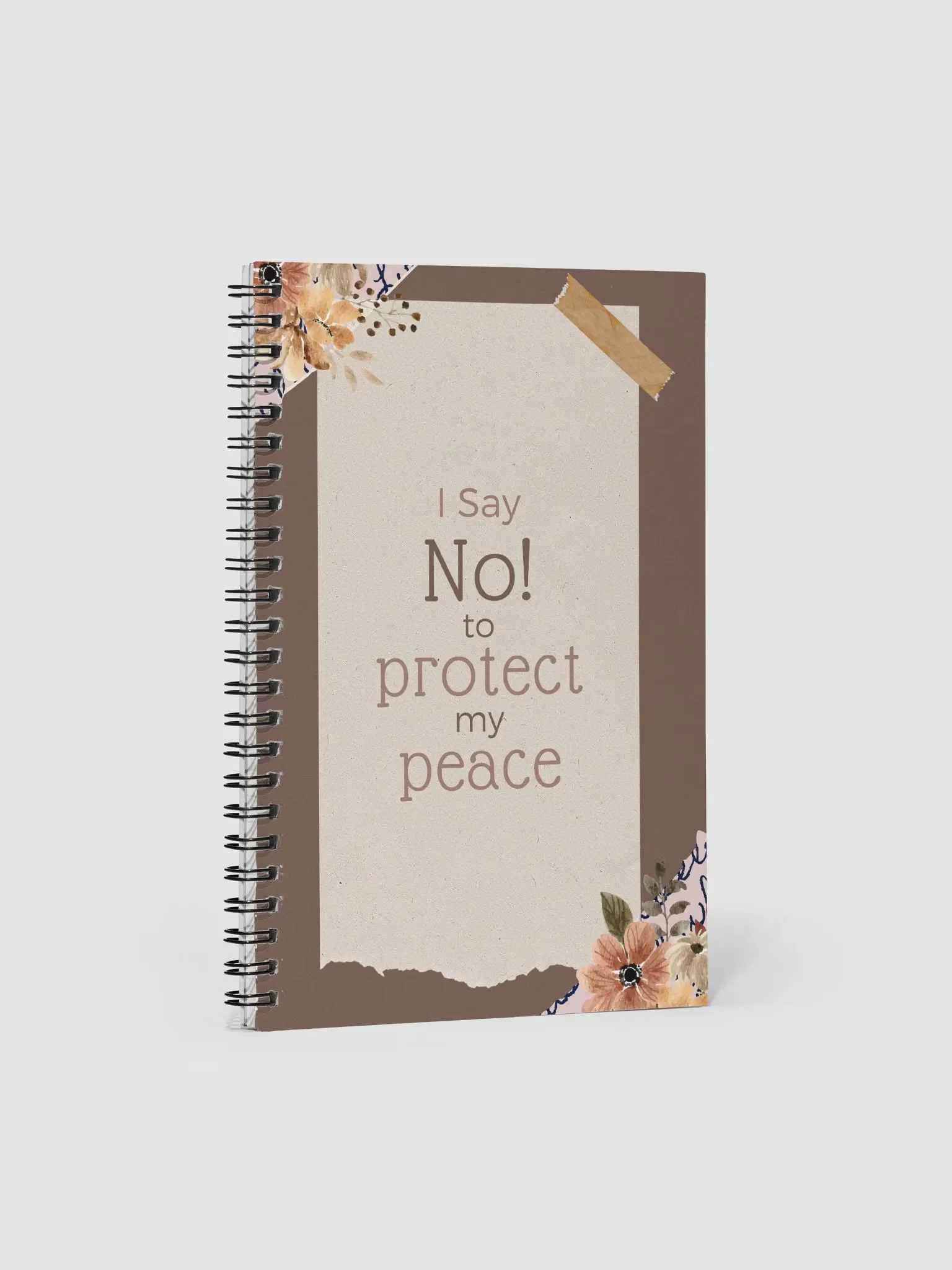 I Say NO To Protect Peace - Emotional Boundaries Journal Notebook product image (5)