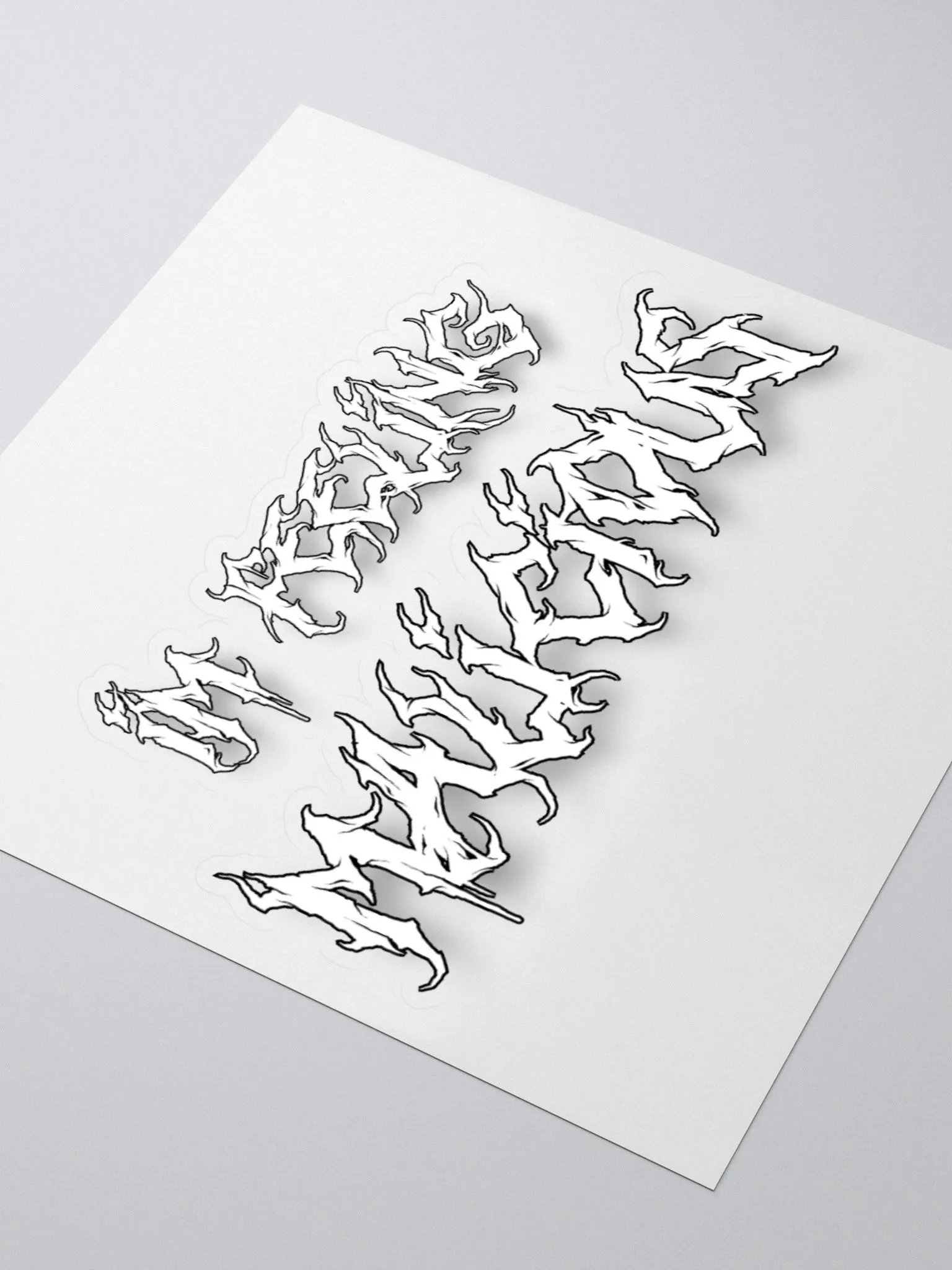 Feeling Malicious Sticker (White) product image (3)