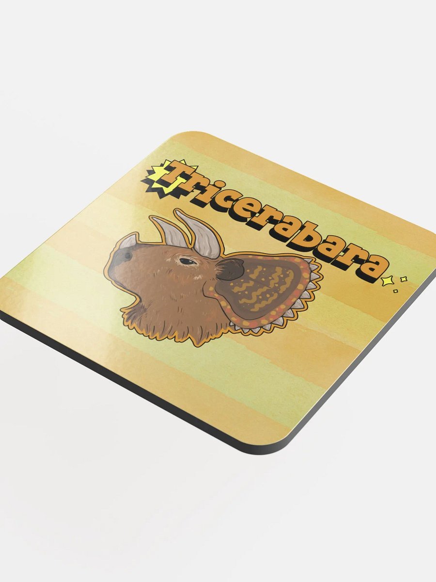 Tricerabara cork coaster product image (4)