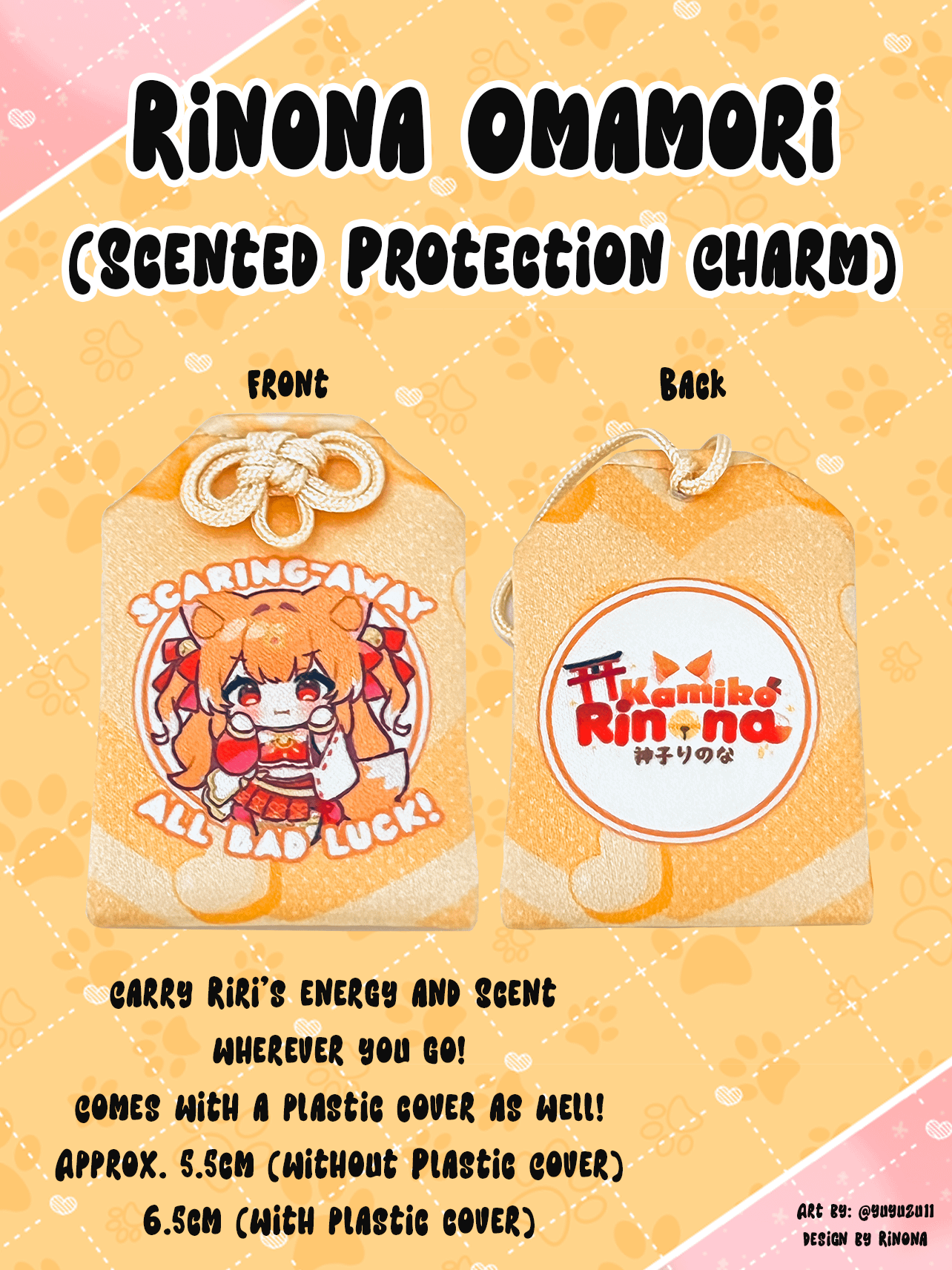Rinona Omamori – Scented Protection Charm product image (1)
