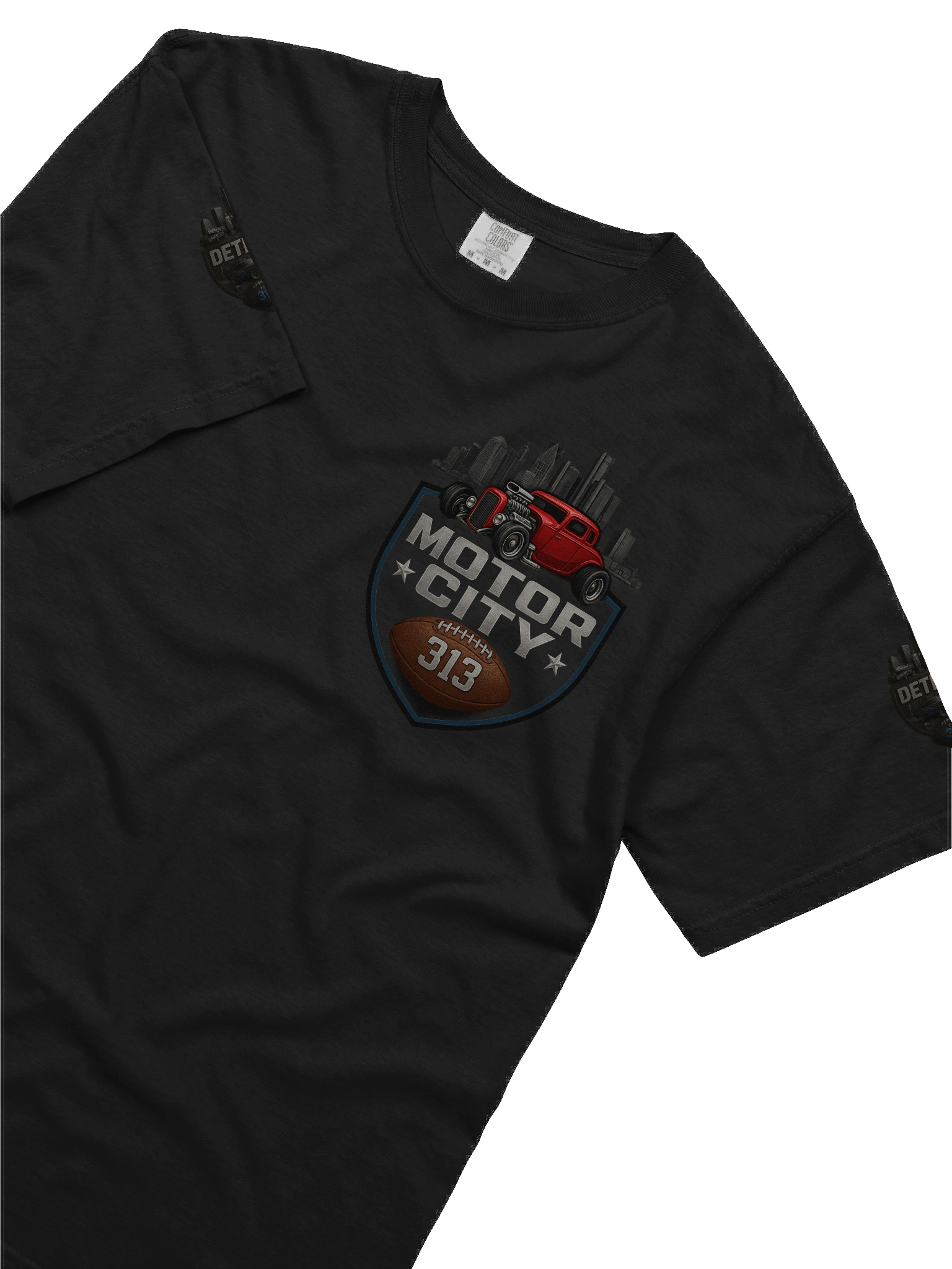 Motor City 313 Football Emblem Tee product image (5)