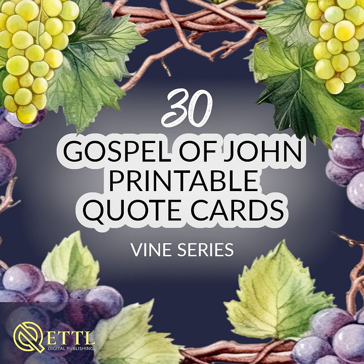 Gospel of John Printable Quote Cards product image (1)