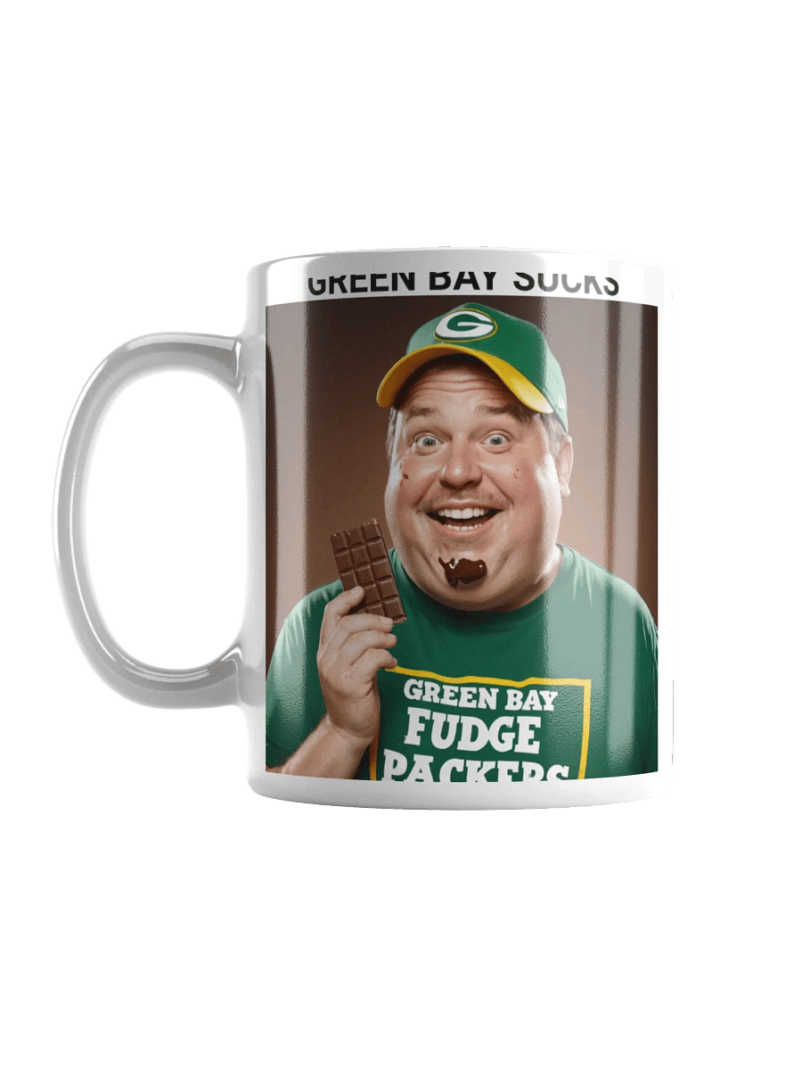 Green Bay Sucks Fudge Packers Mug | NFL Rivals Locker | Green Bay Packers | Trash Fanz product image (3)