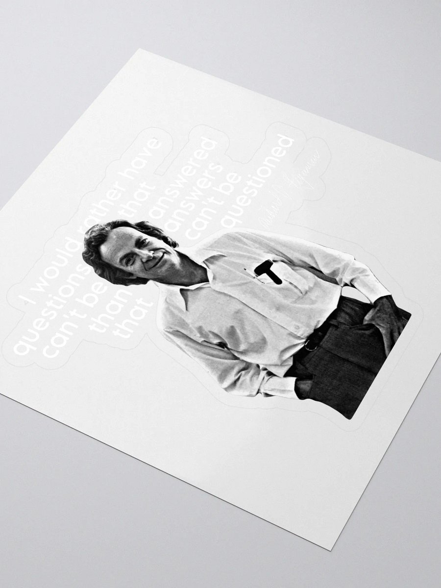 Feynman: Questions Sticker product image (3)