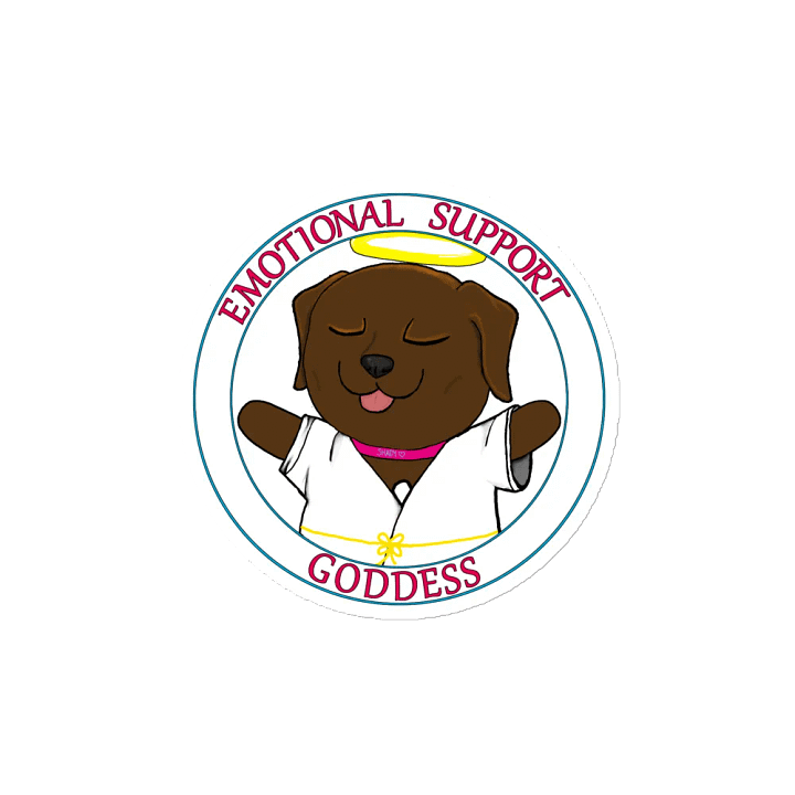 Emotional Support Goddess Magnet product image (2)