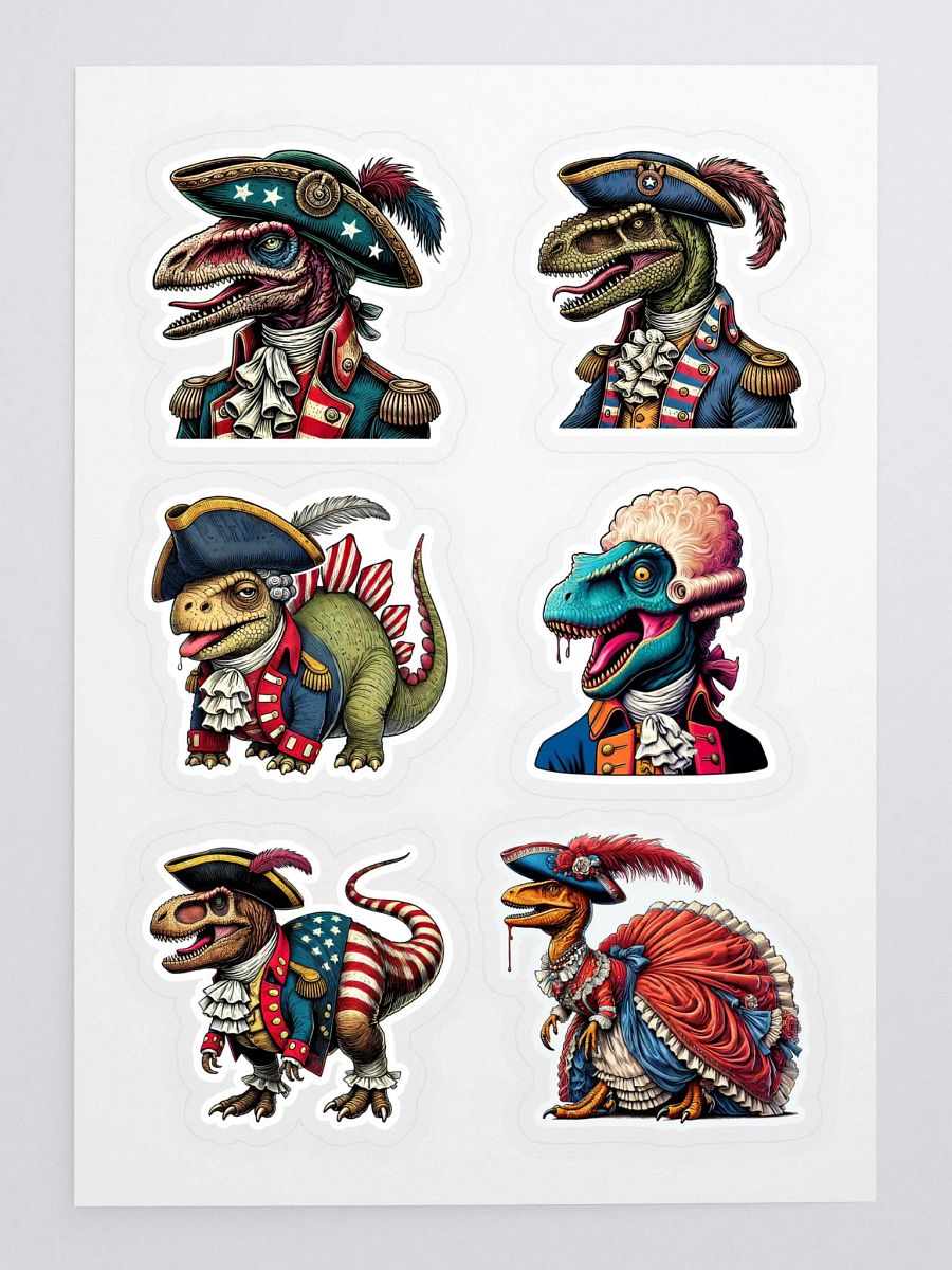 New American Dinosaur Sticker Set product image (3)