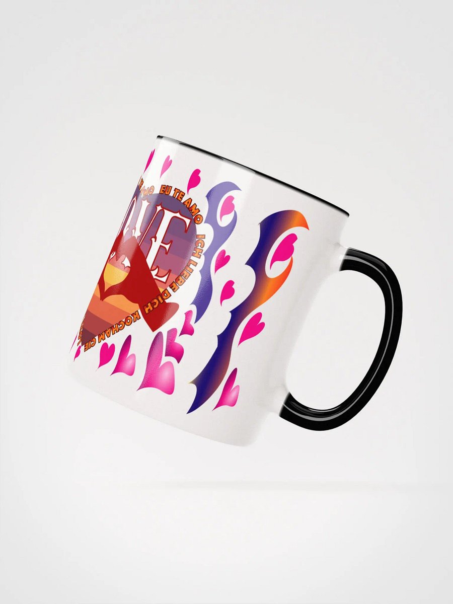Happy Valentine's Day Mug - Celebrate Love in 8 Languages - Unique Gift Idea Multilingual Love Ceramic Mug product image (46)