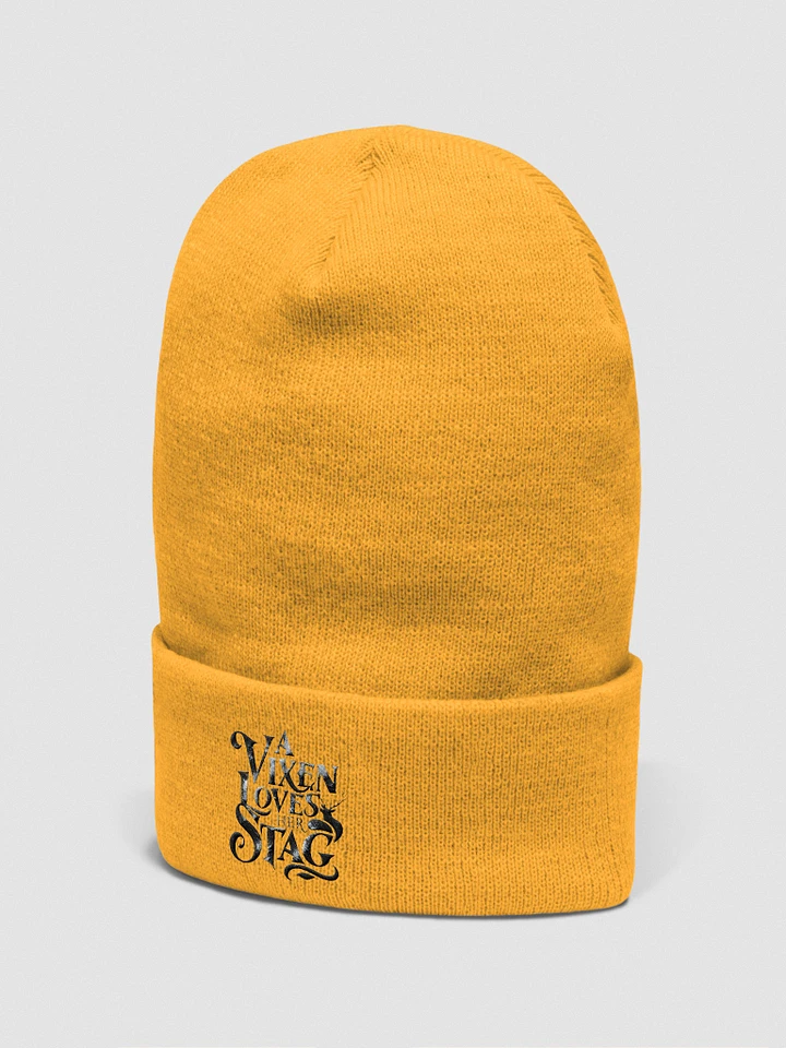 A Vixen Loves Her Stag Embroidered Beanie product image (8)
