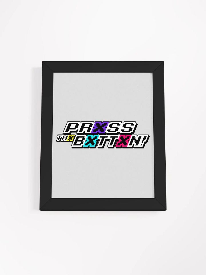 Prxss Thx Bxttxn! Logo Print product image (1)