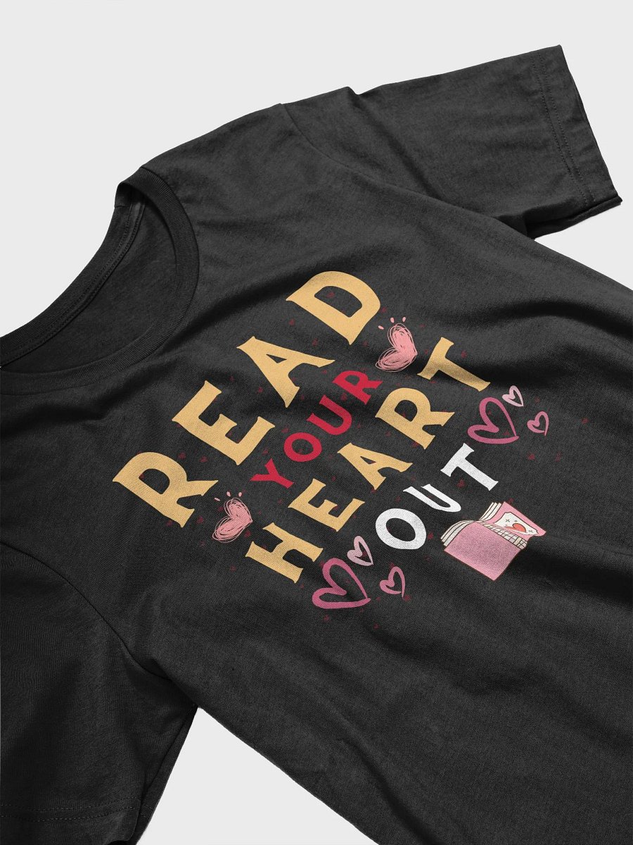 Book Lover Valentine's Day Unisex Heavy Cotton Tee, Read Your Heart Out Shirt, Literary Gift, Valentine's Day Tee product image (3)