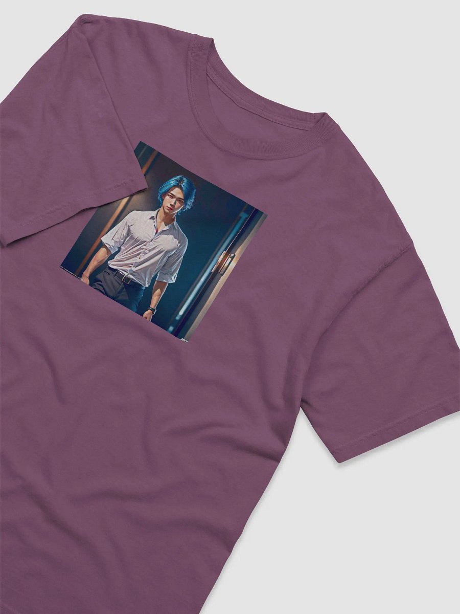 Handsome Guy Blue Hair T-Shirt product image (27)