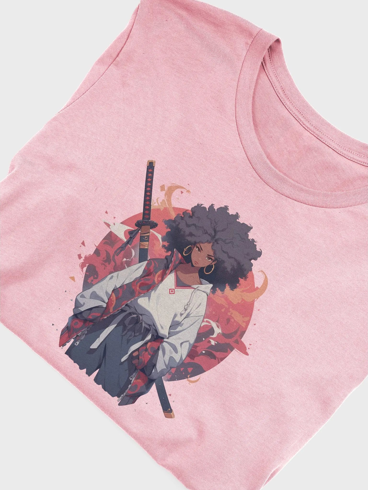 🏷️ Urban Black Samurai Girl T-Shirt product image (3)