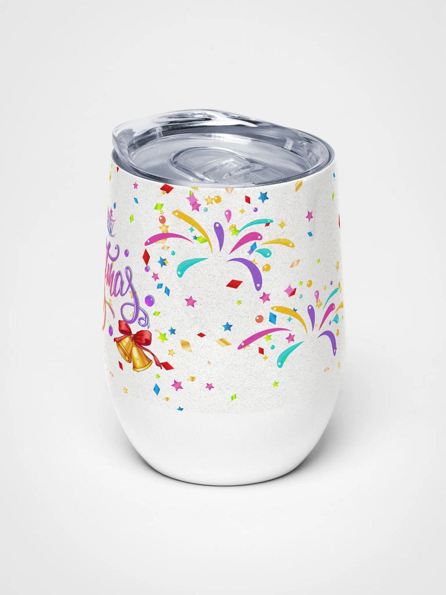 Festive Cheers Wine Tumbler fun gift friends family colleagues product image (5)