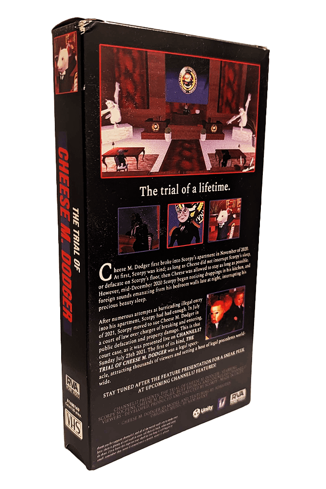 The Trial of Cheese M. Dodger VHS Tape product image (2)