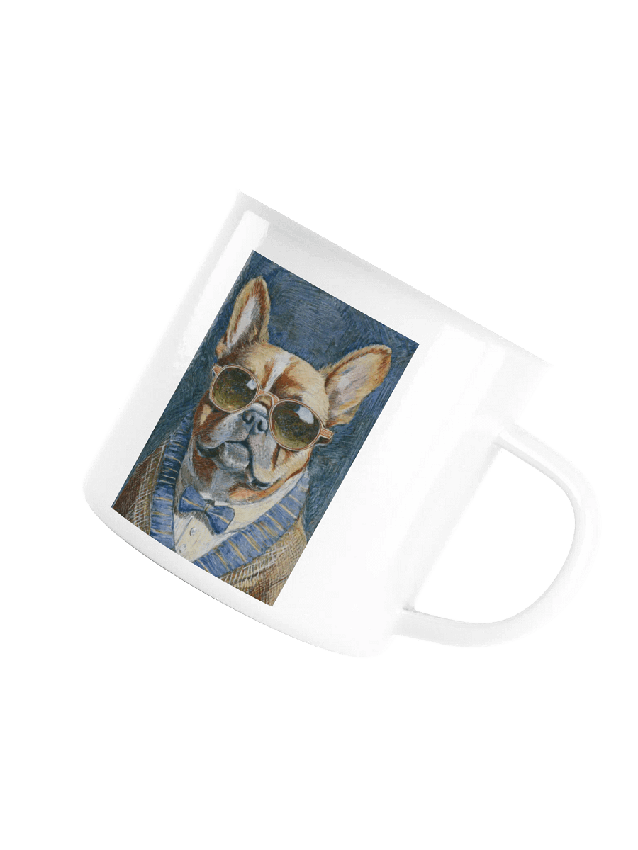 French Bulldog Sunglasses Painting - dogPXL Artistic series Enamel Mug product image (4)