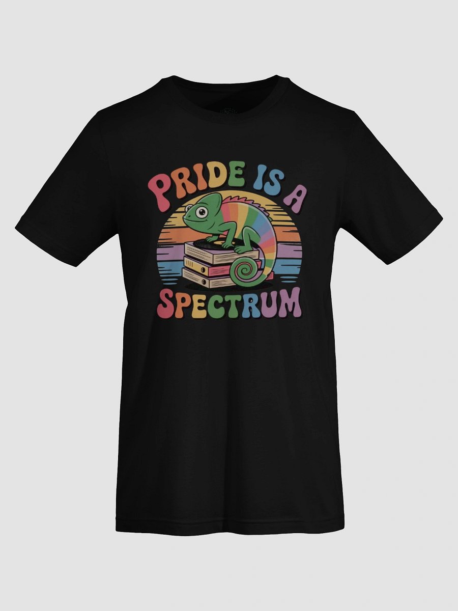 Exclusive Unisex 'Pride Is A Spectrum' T-Shirt - Rainbow Chameleon Design product image (67)