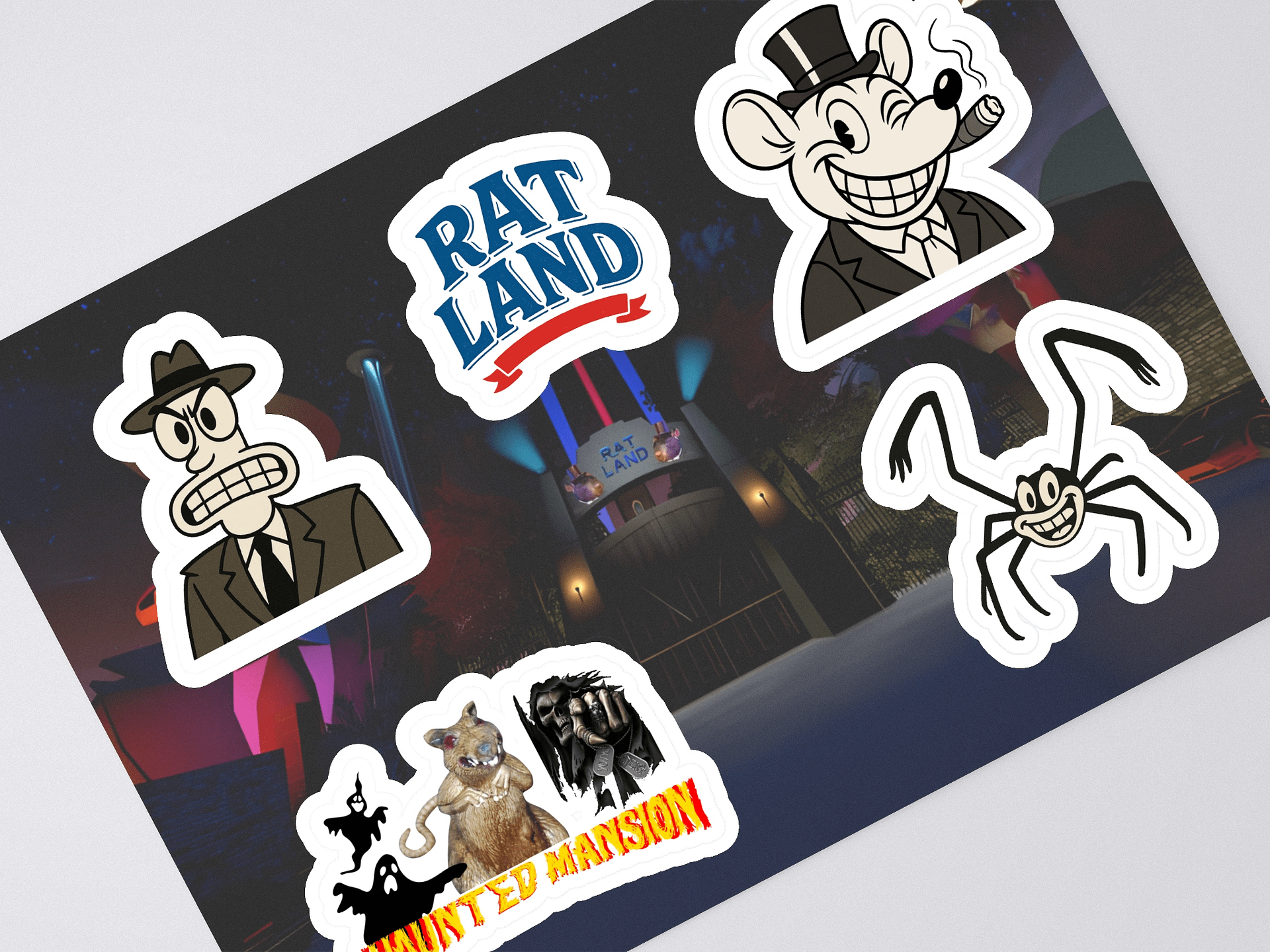 RAT LAND STICKER SHEET 1 product image (2)