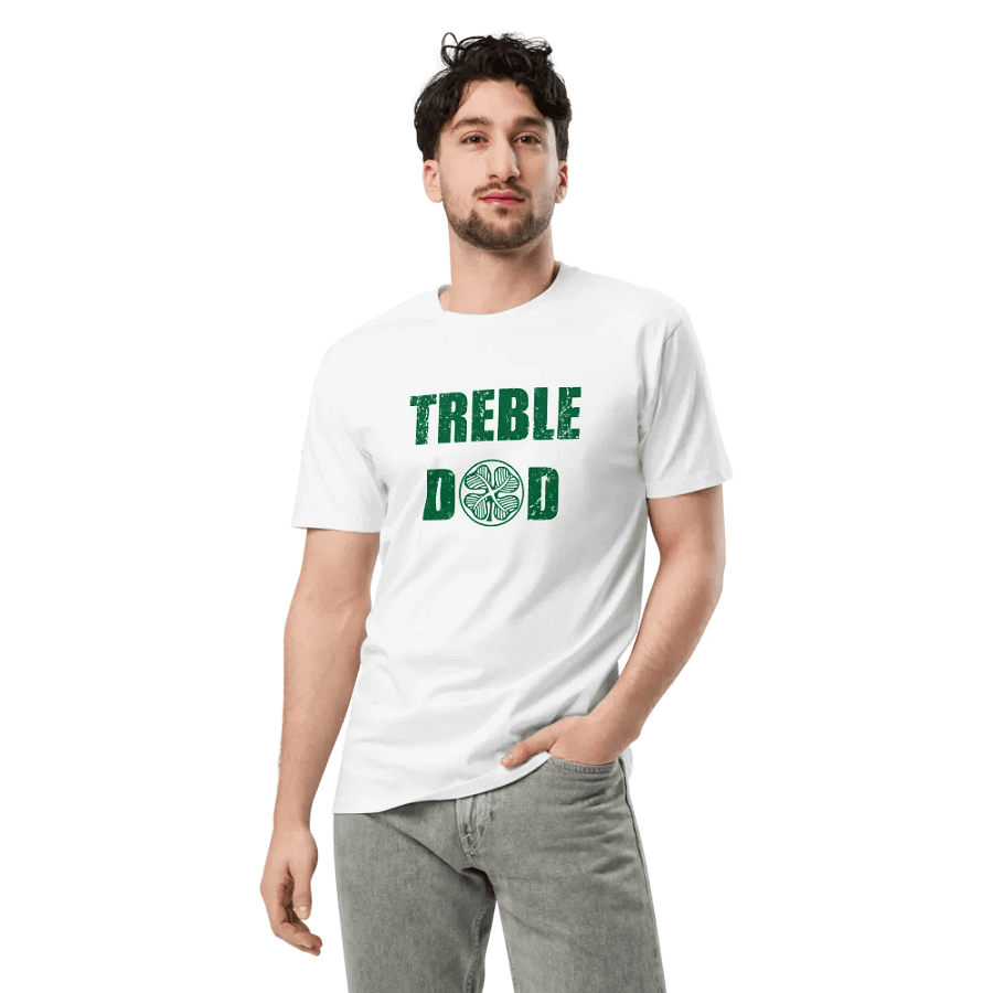 Celtic Treble Dad Unisex Premium T-Shirt product image (3)