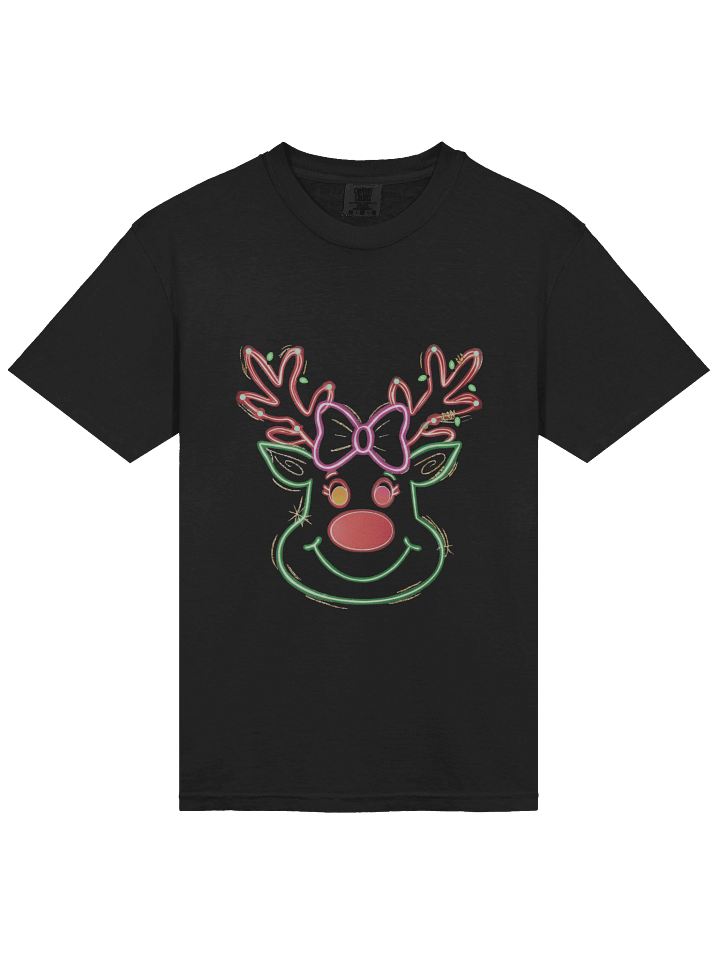 Neon Reindeer Glow T-Shirt product image (2)