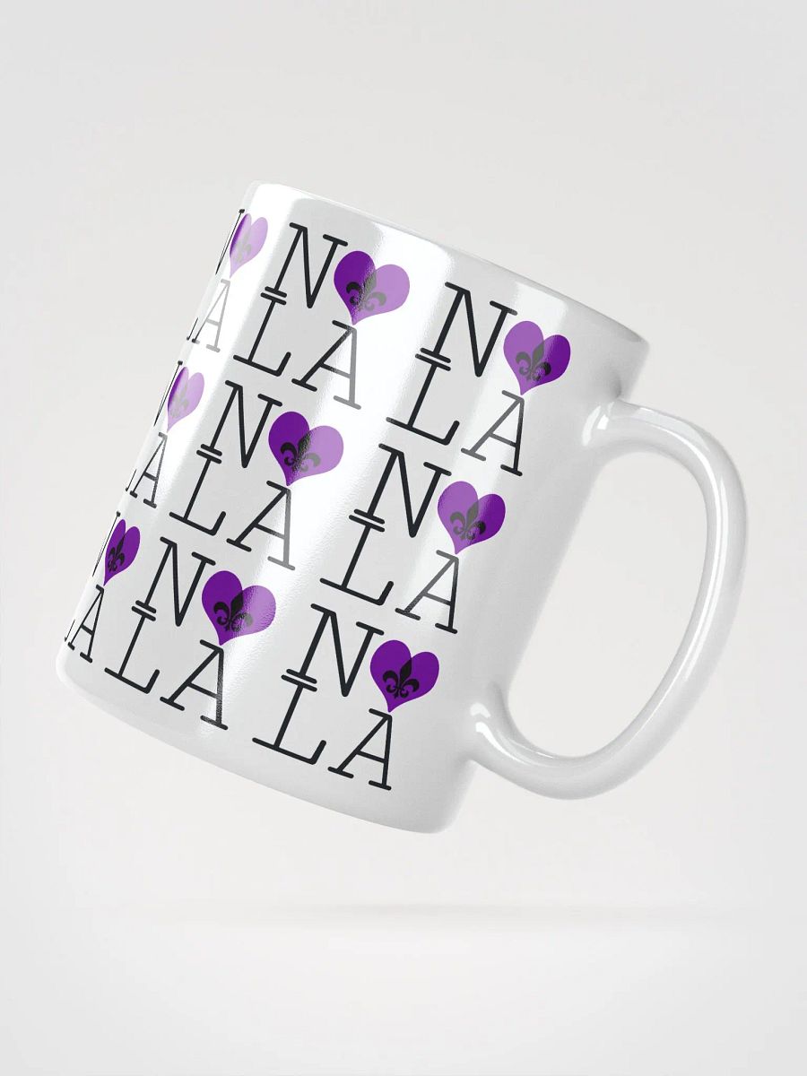 I LOVE NOLA **LEGACY MUG** (PURPLE HEART FULL INFINITY) product image (4)