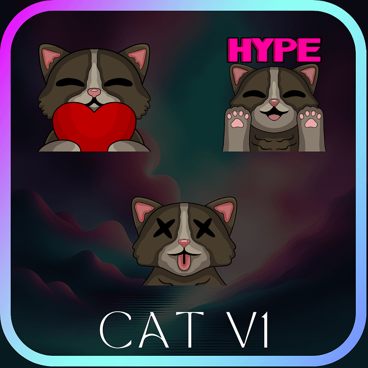 Cat V1 Emotes product image (1)