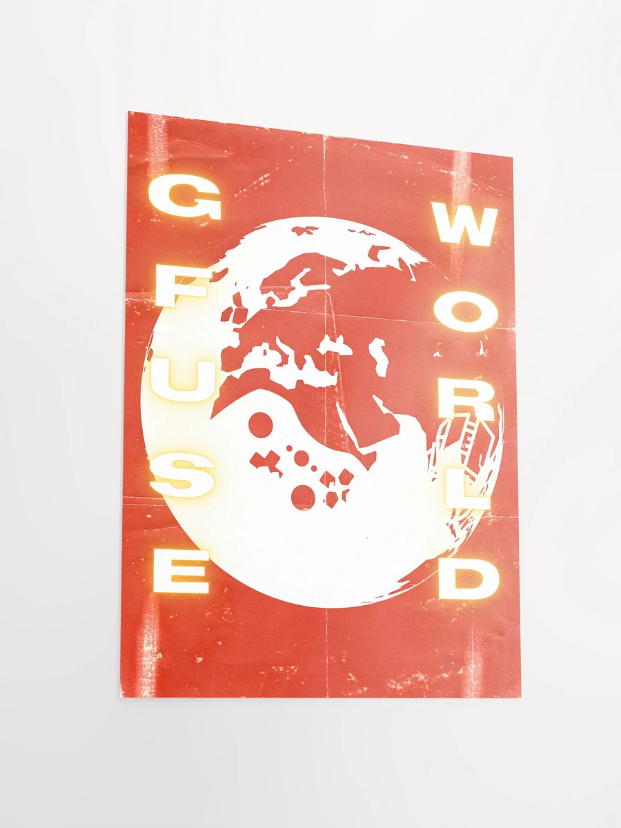 GFuse World Poster | Vintage Red product image (3)