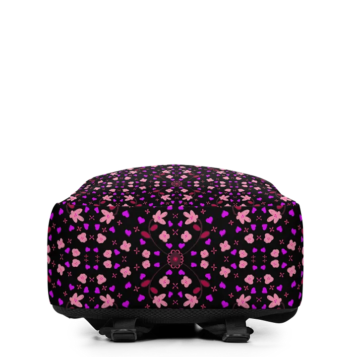 Hearts and Flowers Dark backpack product image (2)