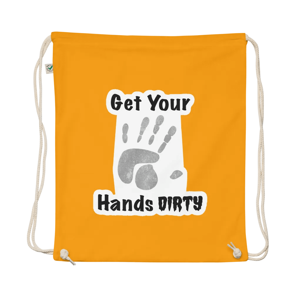 Get Your Hands Dirty Drawstring Bag product image (3)