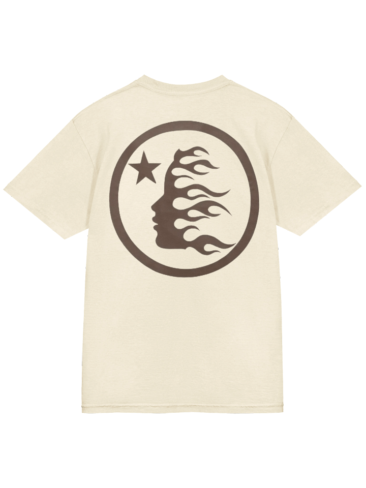 Hellstar Classic T-shirt (Regular Print) White/Brown product image (2)