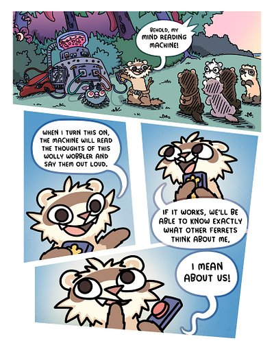 A little peek into baby Meems and Feefs  from Book 2  to celebrate the US RELEASE!!!🦦💫 These pages mean so much to me, they’r...