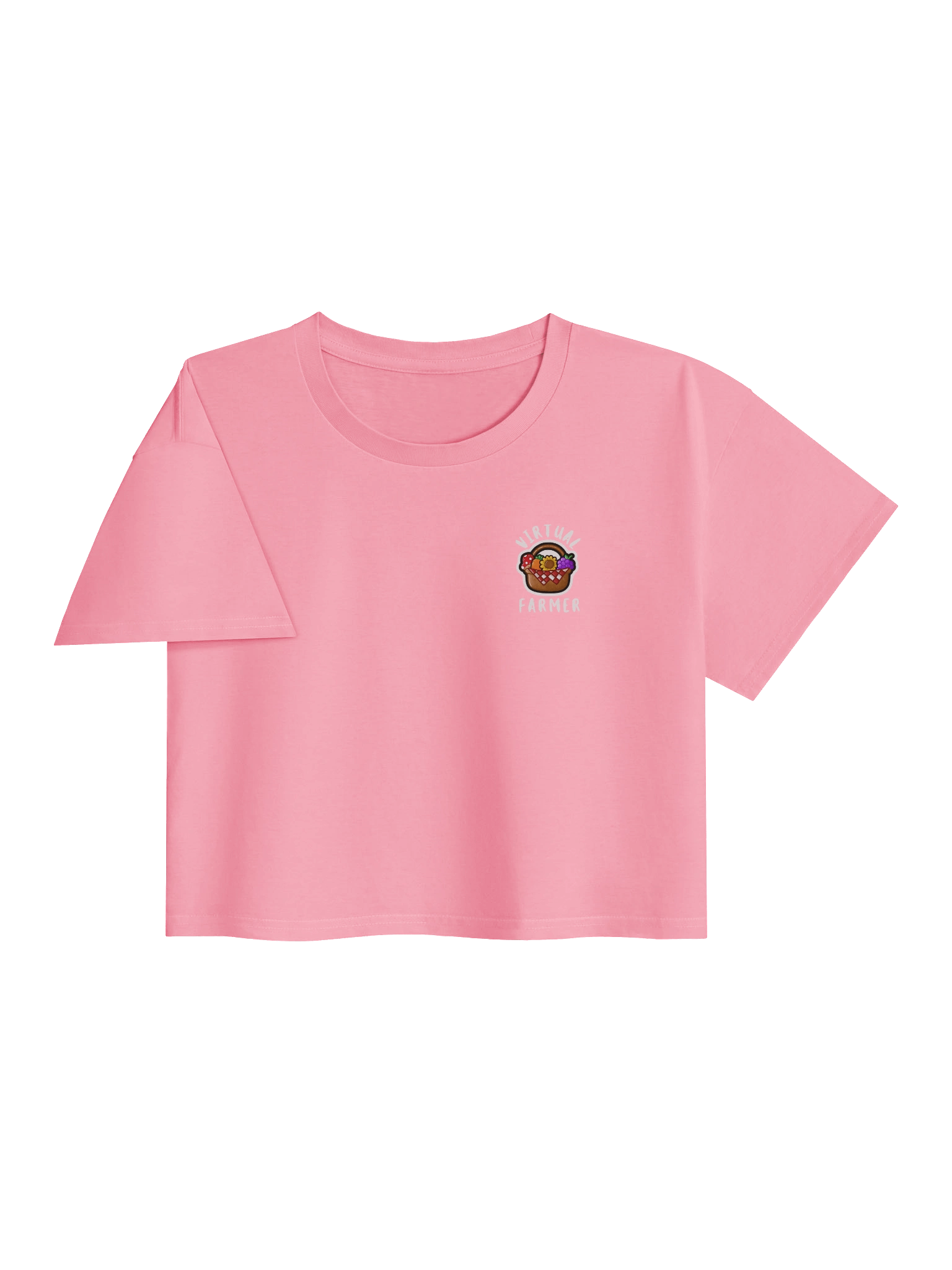 Virtual Farmer Crop Top - White Text product image (3)