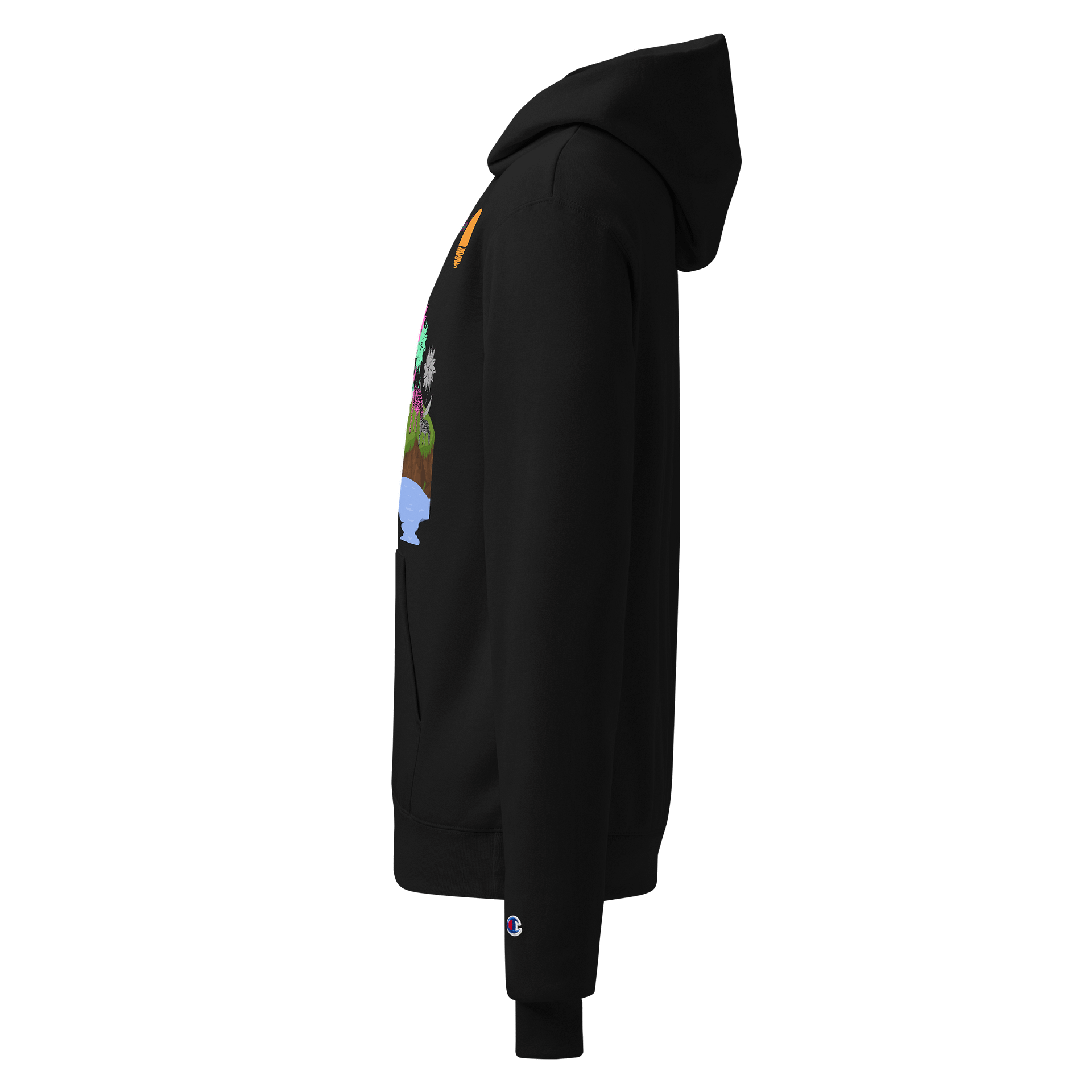 Bloom Stripes Unisex Hoodie product image (3)