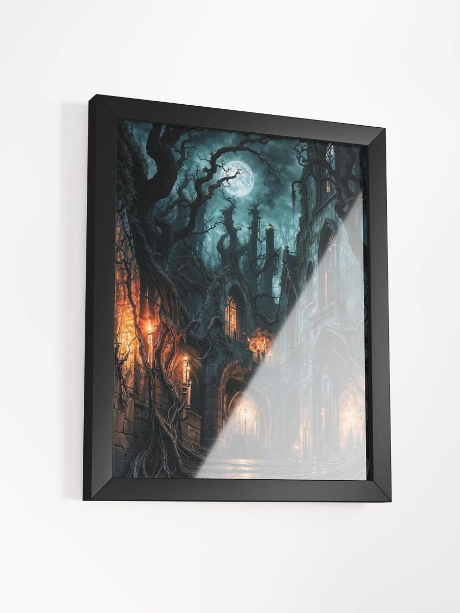 Gothic Castle Nightfall Framed Print product image (3)