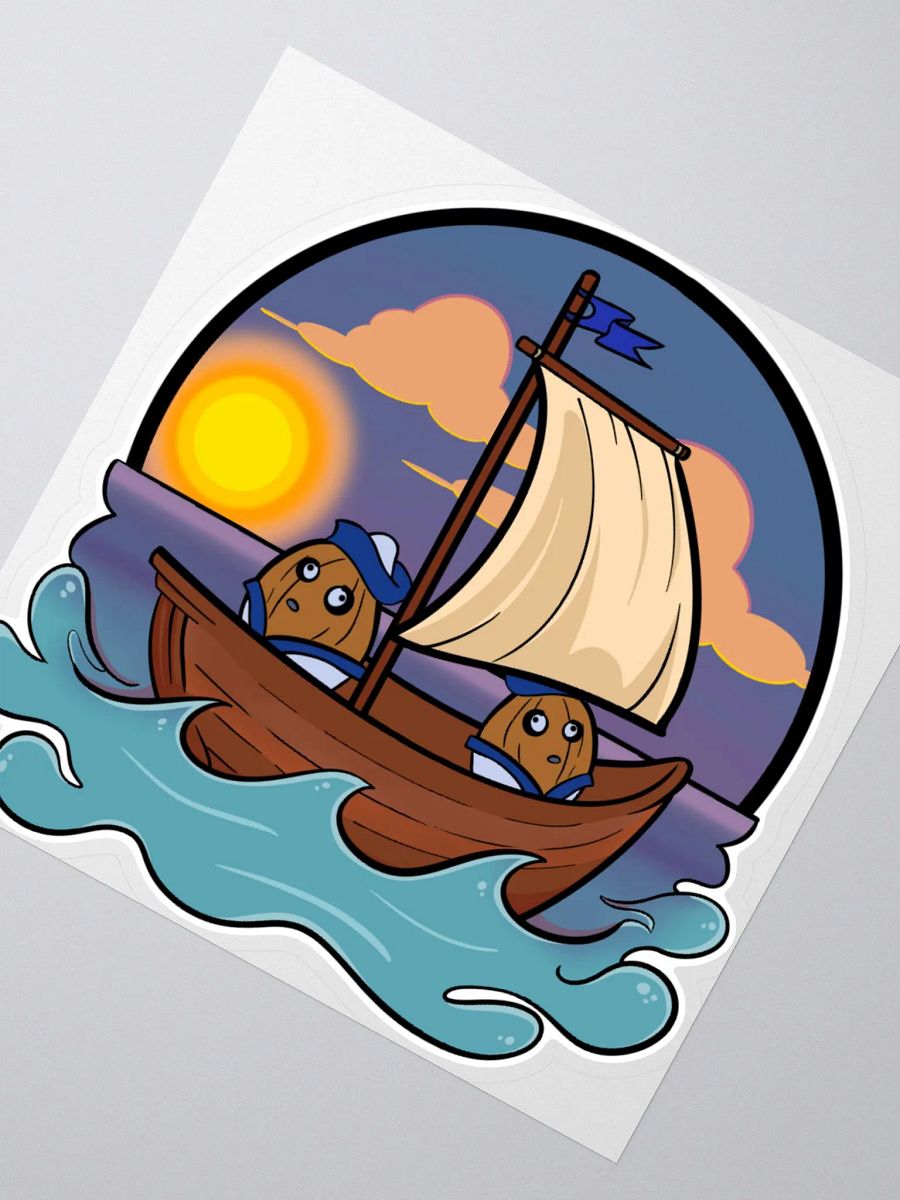 S3 Navy Nuts Team Sticker product image (2)