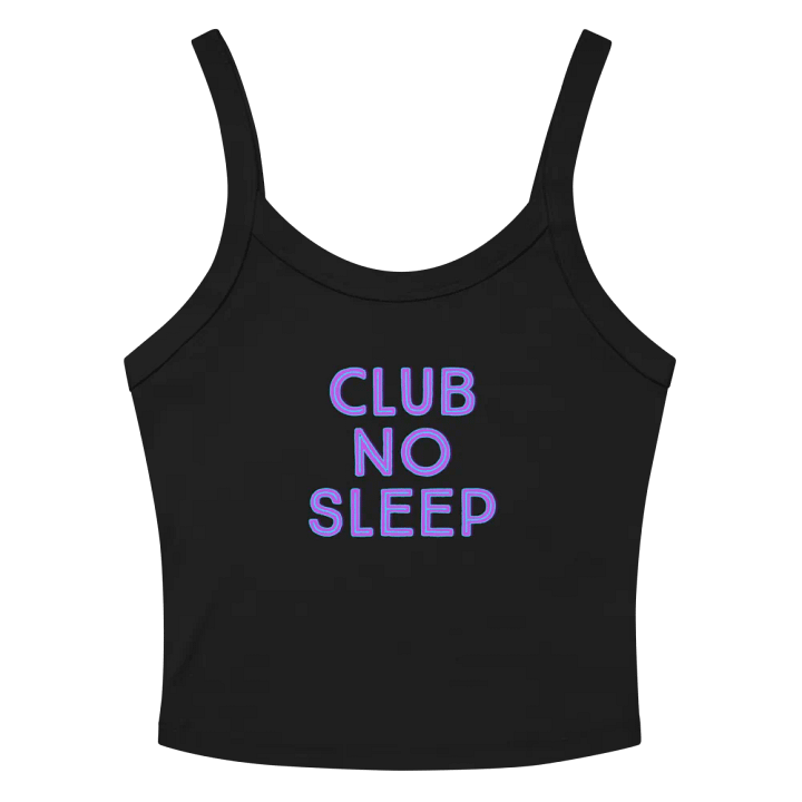 Club No Sleep - Micro Rib Tank Top product image (2)