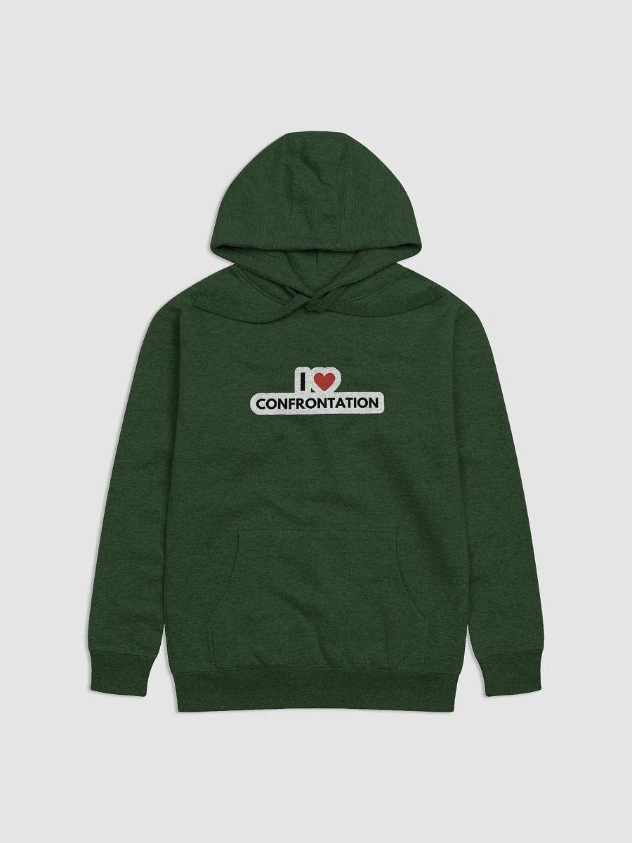 I <3 Confrontation (bubble design) printed heavyweight hoodie product image (2)