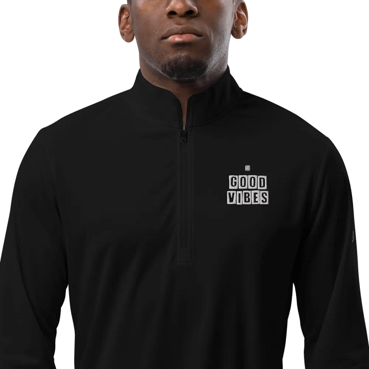 Adidas Quarter-Zip Pullover - Good Vibes & One Manc Banned product image (1)