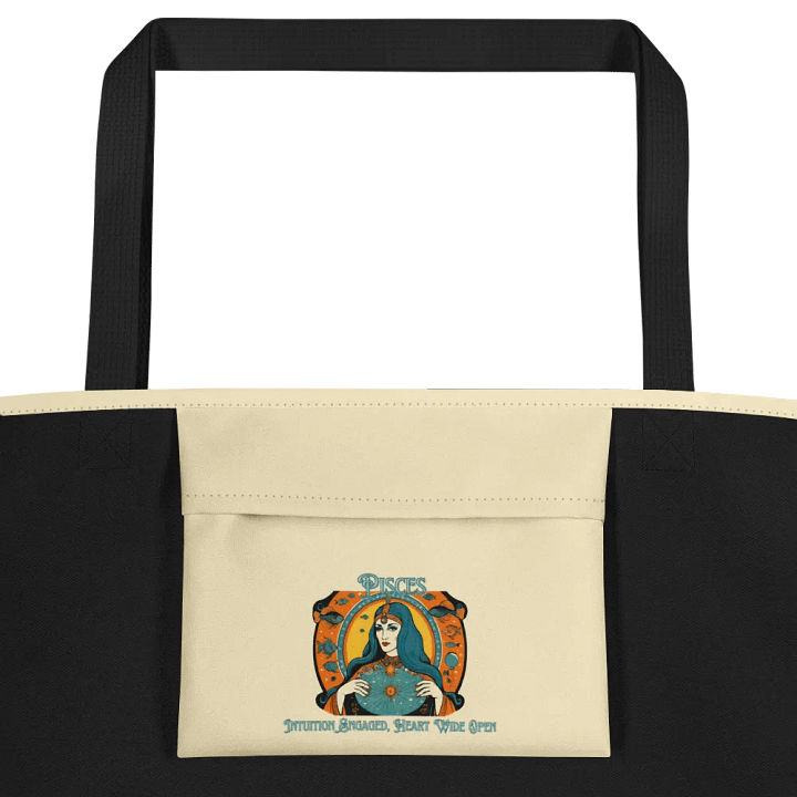 Pisces, Intuition Engaged, Cream Tote product image (2)