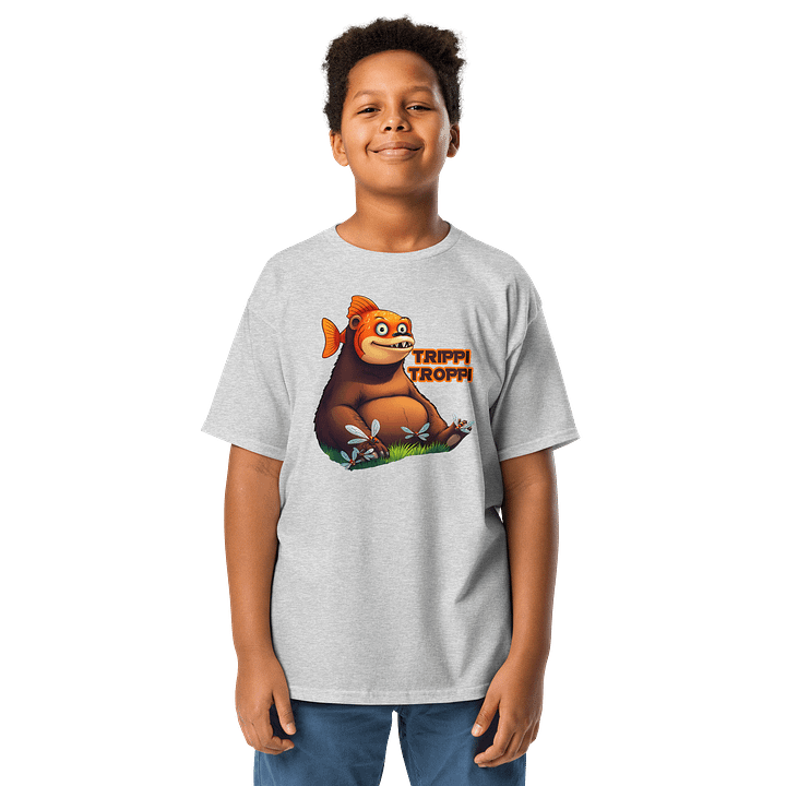 Trippi Troppi – Cartoon Fish Bear Kid Tee product image (31)