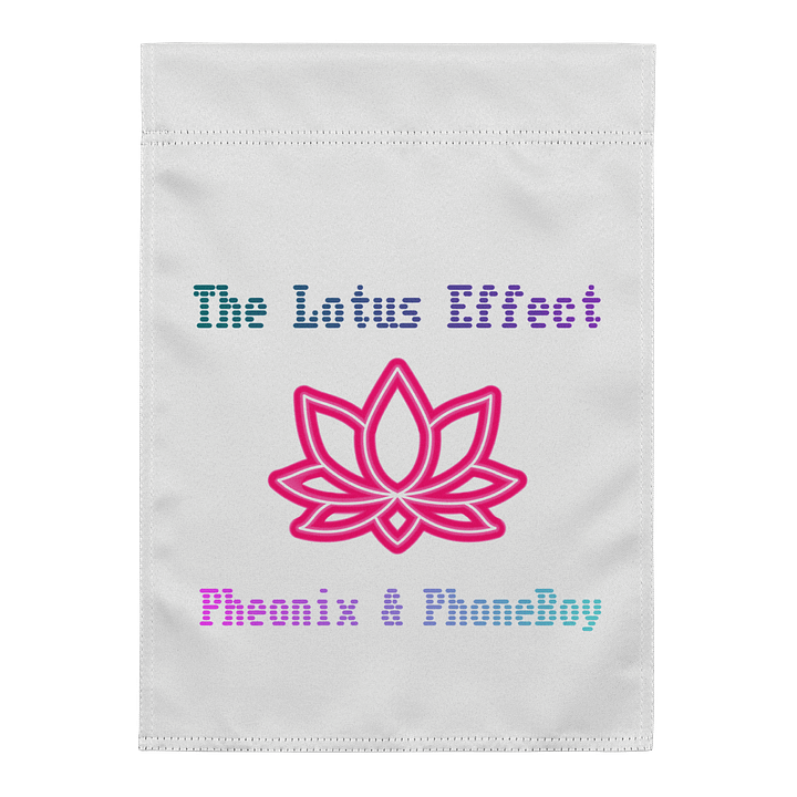Lotus Effect Garden Flag product image (1)