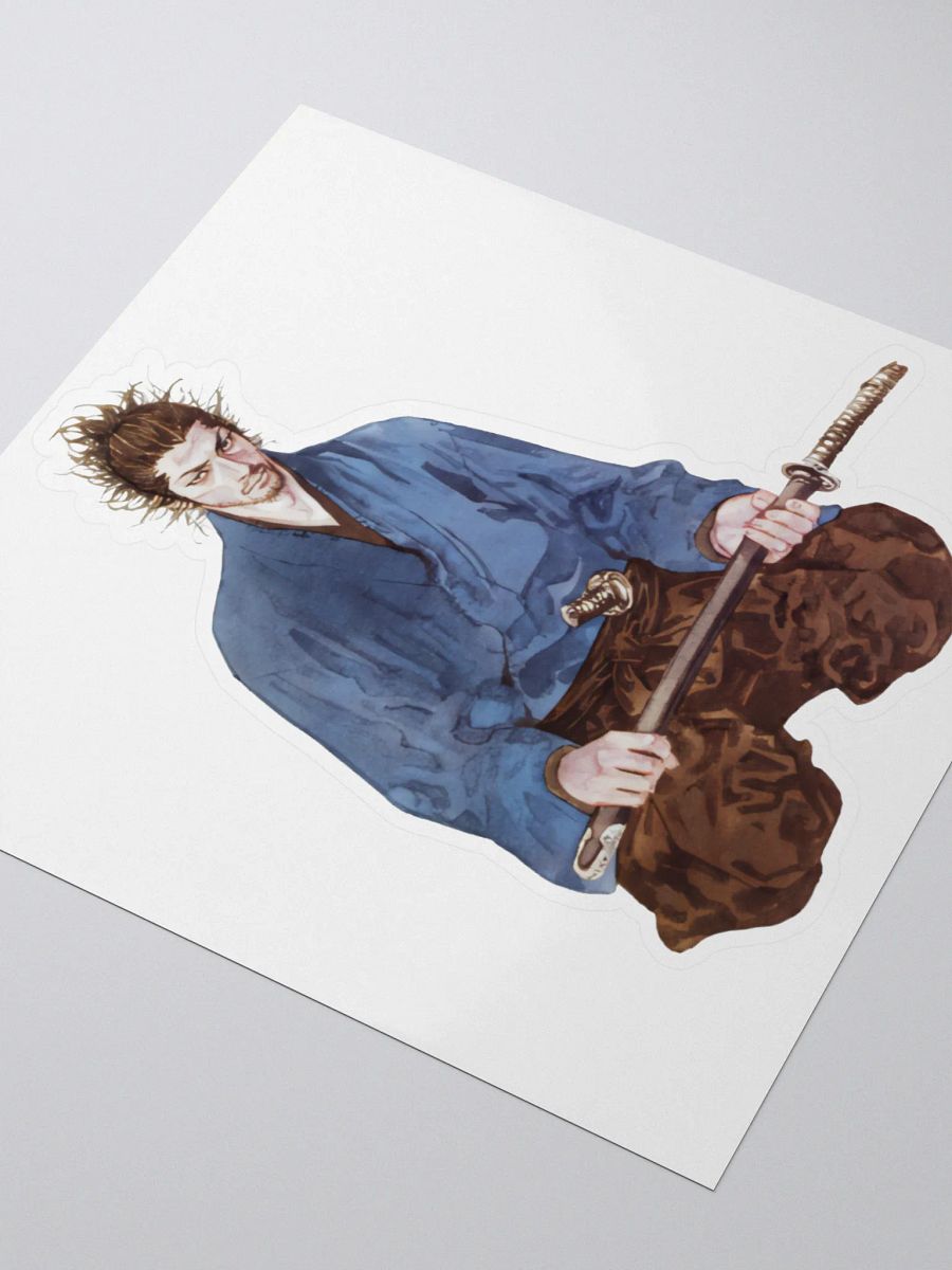 Miyamoto Musashi Meditation Sticker product image (7)