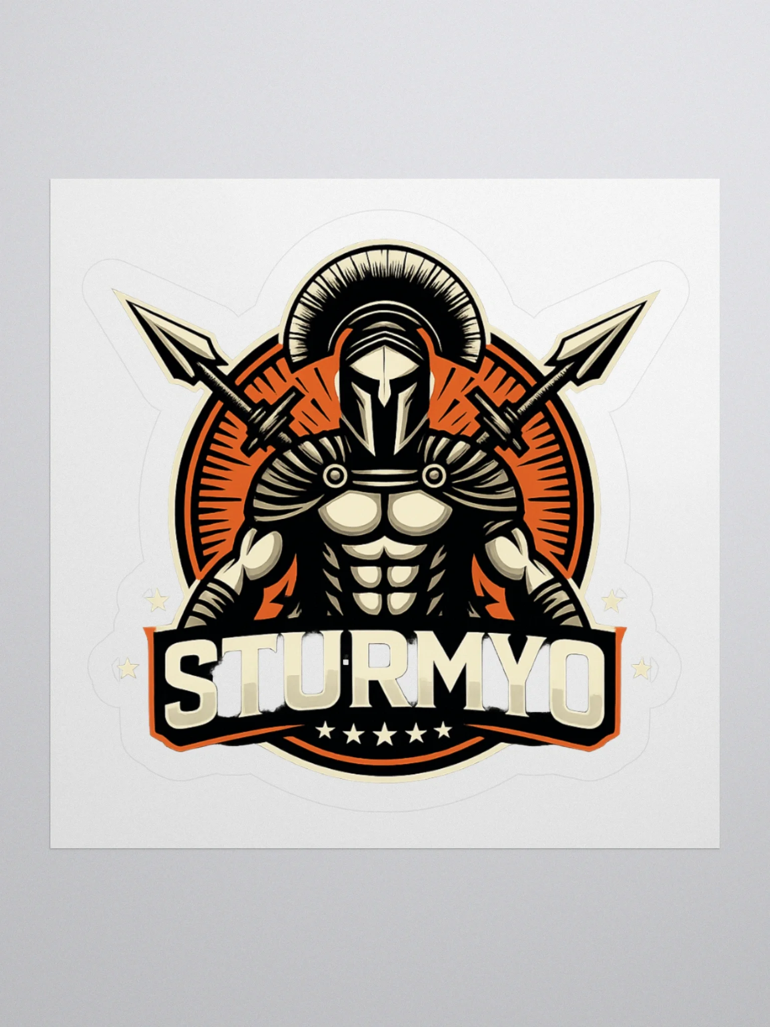 Sturmyo Warrior Logo Sticker product image (1)