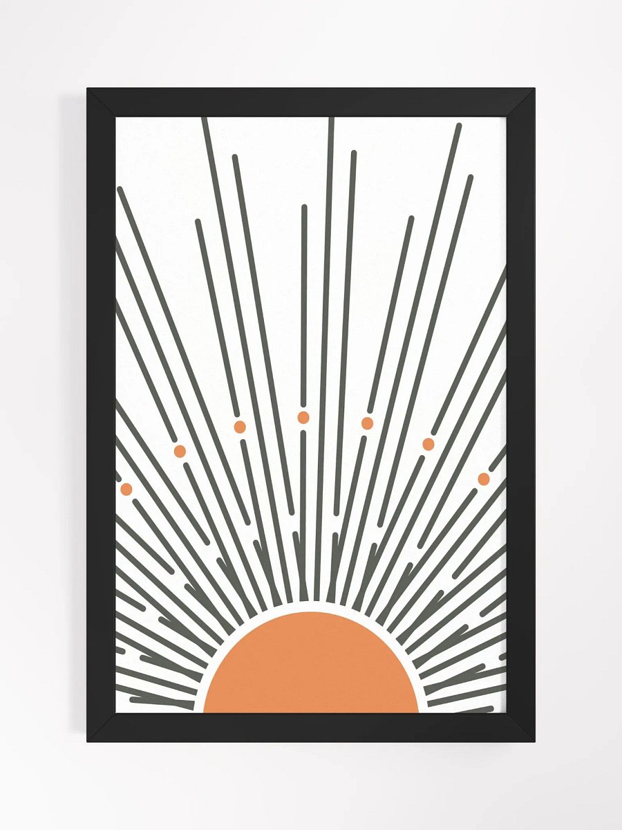 Radiant Sunburst Framed Poster product image (5)
