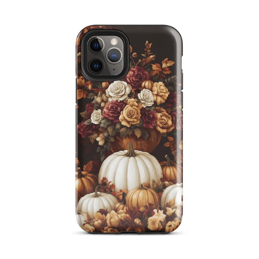 Floral Fall Pumpkins - Tough Phone Case product image (2)