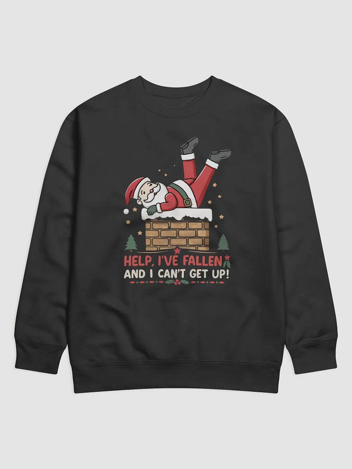 Funny Santa's Chimney Mishap Sweatshirt product image (1)