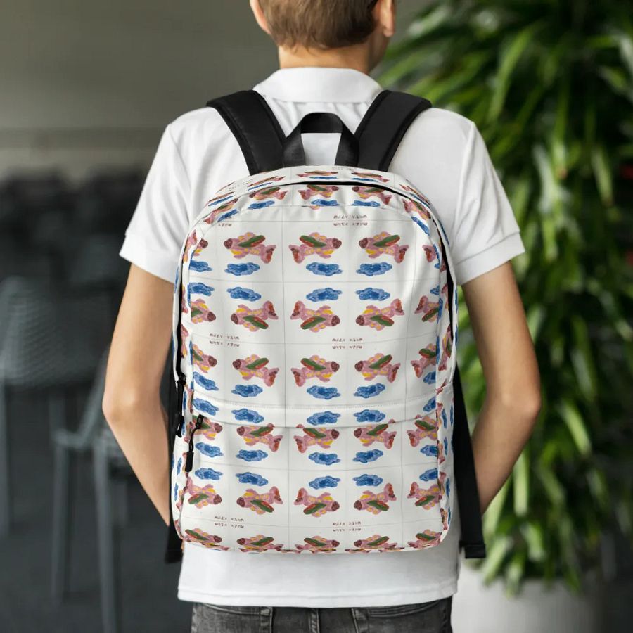Kid Airplane (All-Over Print Backpack) product image (1)