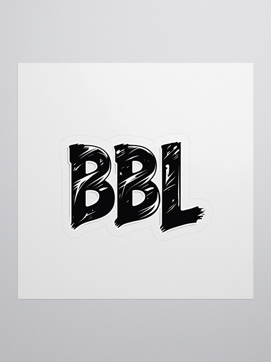 BBL Textured Kiss Cut Stickers product image (1)
