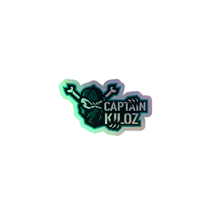 Holo Captain Kiloz Mascot Sticker product image (1)