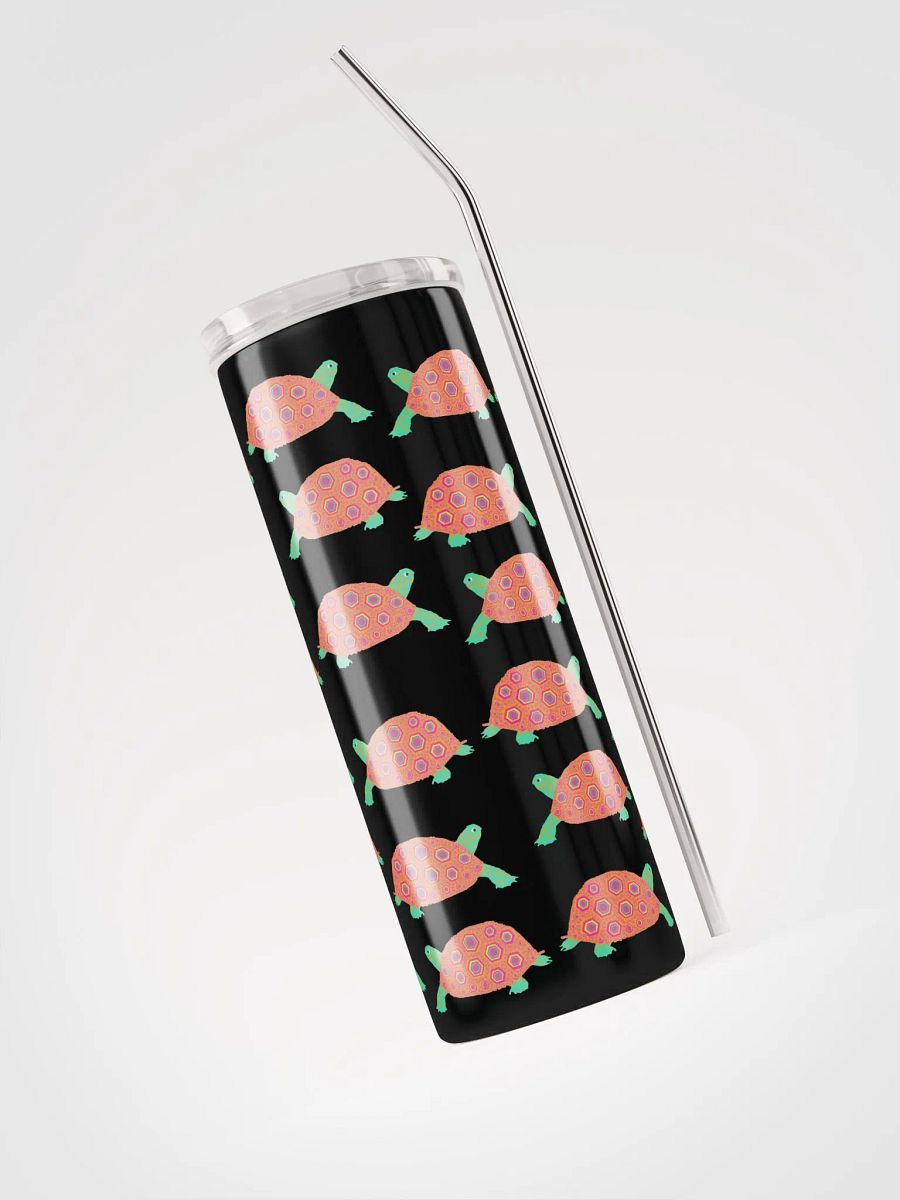 Miniaday Designs Orange Turtles Stainless Steel Tumbler product image (3)