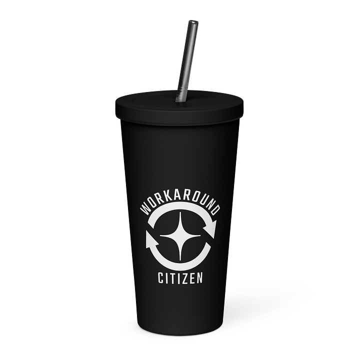 Workaround Citizen Black Insulated Tumbler w/ Straw product image (1)